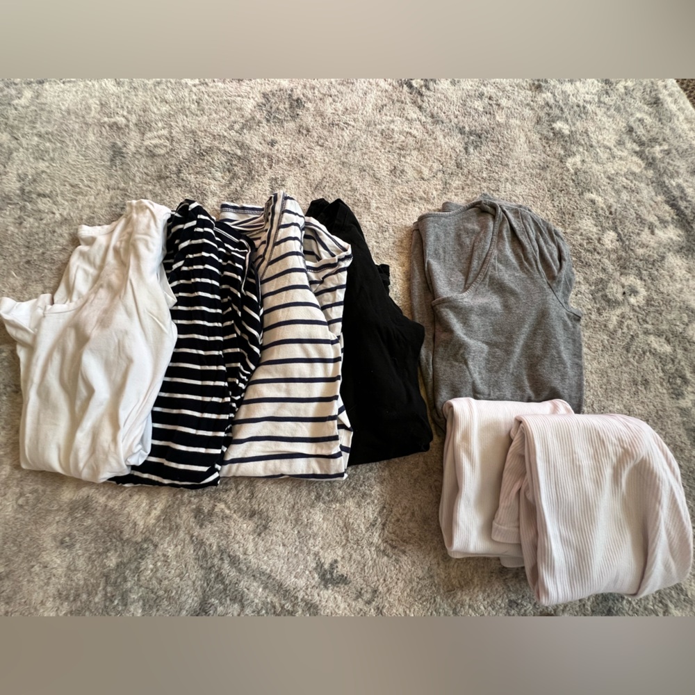 Lot of 7 Maternity shirts